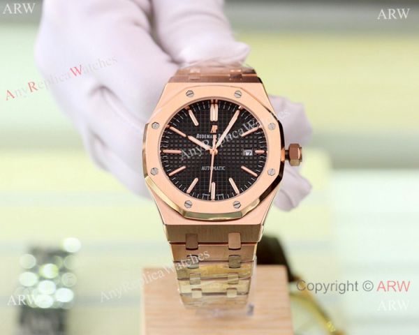 Solid Black Audemars Piguet Royal Oak 46mm WATCHES 2