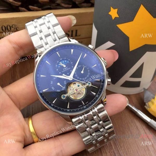 Fake IWC Portuguese Moonphase es 44mm Stainless Steel WATCHES 2