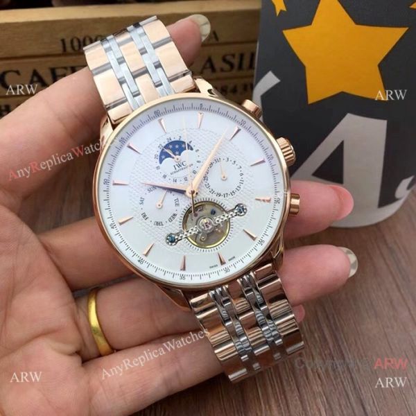 IWC Portuguese Moonphase Two Tone Rose Gold 44MM WATCHES 2