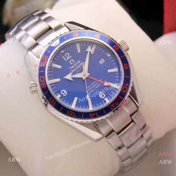 Copy Omega Seamaster Planet Ocean GMT 45mm es Orange Bezel WATCHES 2