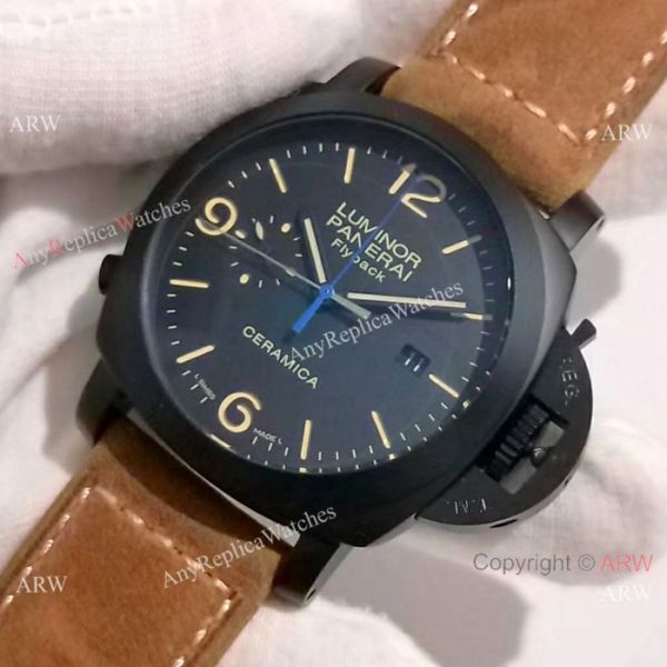 Panerai Luminor FLYBACK Black Case PAM580 WATCHES 2