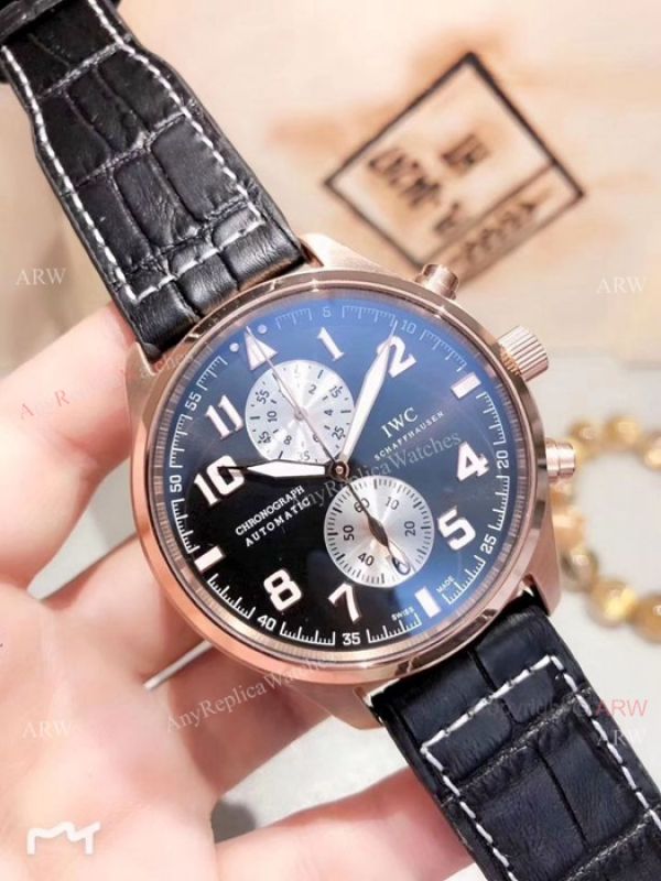 Best Quality IWC Big Pilot Chronograph 46mm Black Dial WATCHES 2