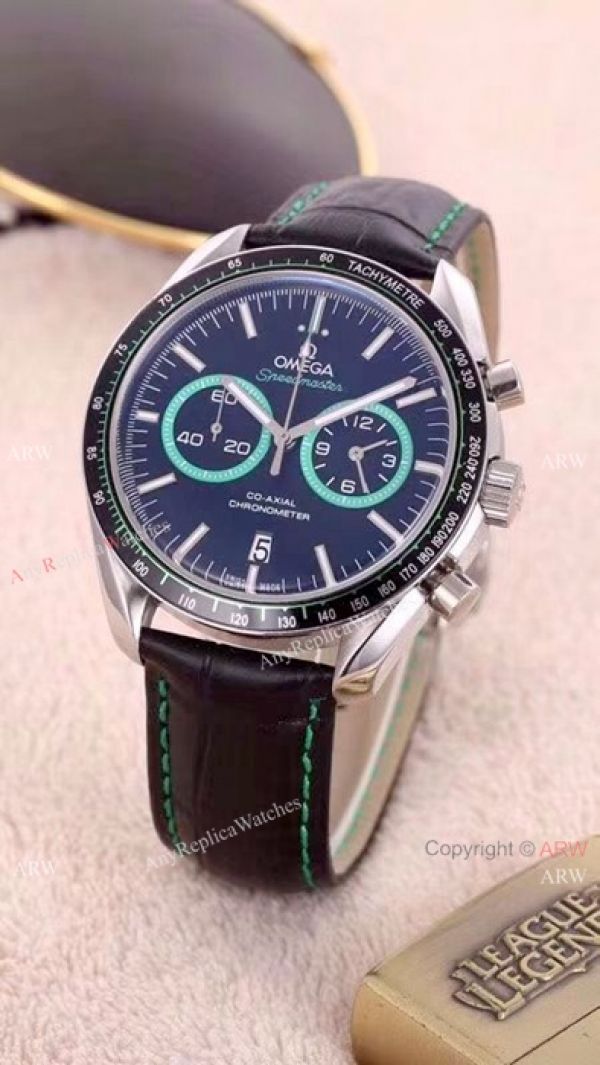 Copy Omega Speedmaster Racing 42mm es SS Yellow Sub-dials WATCHES 2