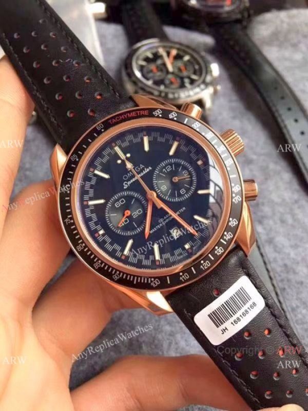 AAA Quality Omega Dark Side Of The Moon Copy es Rose Gold Black Dial WATCHES 2