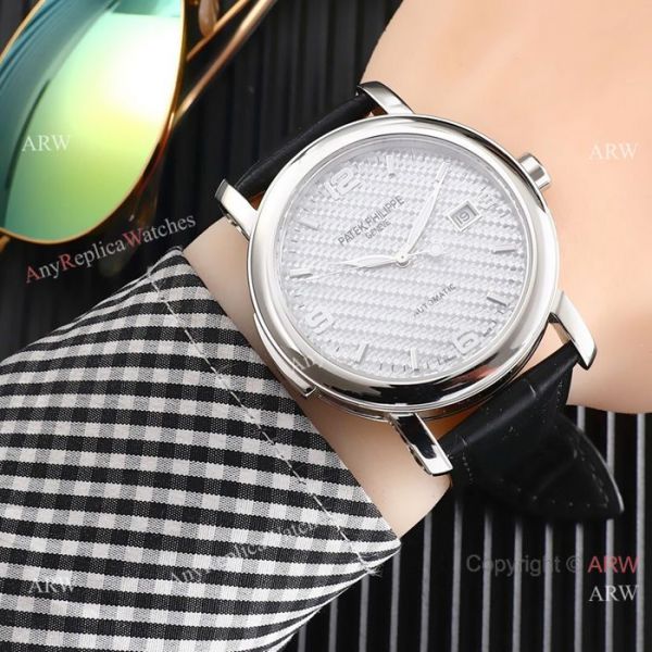 New Style Patek Philippe Calatrava Gray Dial Rose Gold es WATCHES 2