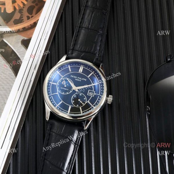 High Quality Patek Philippe Moonphase Two Tone Rose Gold Black es 40mm WATCHES 2