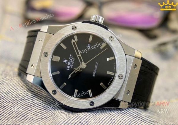 New Copy Hublot Classic Fusion Blue Dial Men at ARW WATCHES 2