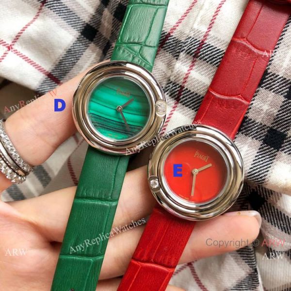 Copy Piaget Ladies es Silver Diamond Case Silver Face WATCHES 2