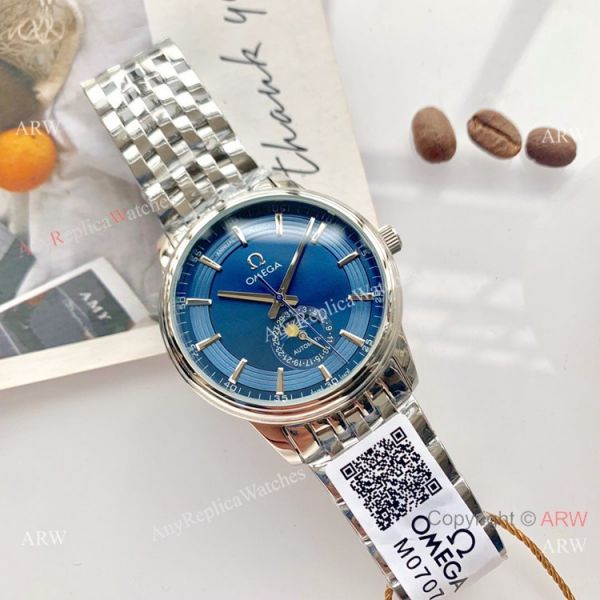 New Omega De Ville Fake Hour Vision Moonphase 40mm WATCHES 2