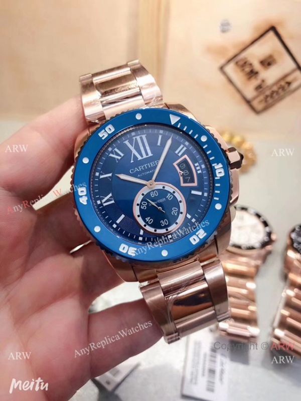 Cartier Calibre De Diver Stainless Steel Black Bezel es Buy Imitation es from China WATCHES 2