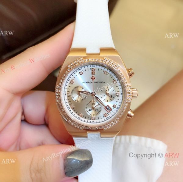Vacheron Constantin Overseas Rose Gold Chrono Women Vacheron Constantin Copy WATCHES 2