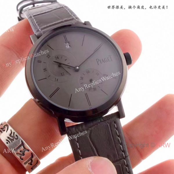 New Copy Piaget Altiplano Black Case Leather Strap WATCHES 2