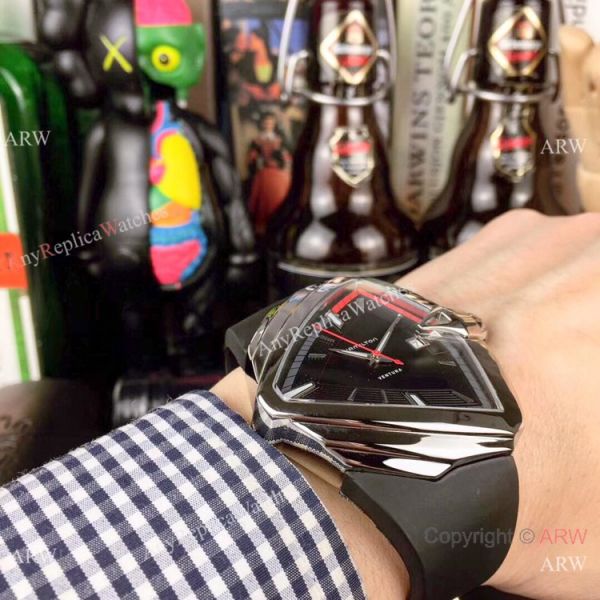 Best Hamilton Ventura XXL Auto Elvis SS Case WATCHES 2