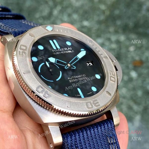 VS Factory New Swiss Copy Panerai Submersible Mike Horn Edition PAM985 47 WATCHES 2