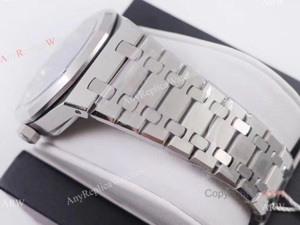 OM Factory New Upgraded Audemars Piguet Royal Oak 15500 Rhodium Grey Swiss Knockoff WATCHES 2