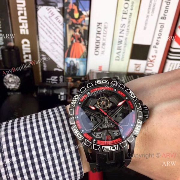Copy Roger Dubuis Excalibur Lamborghini Huracan Extra Large Face Mens es WATCHES 2
