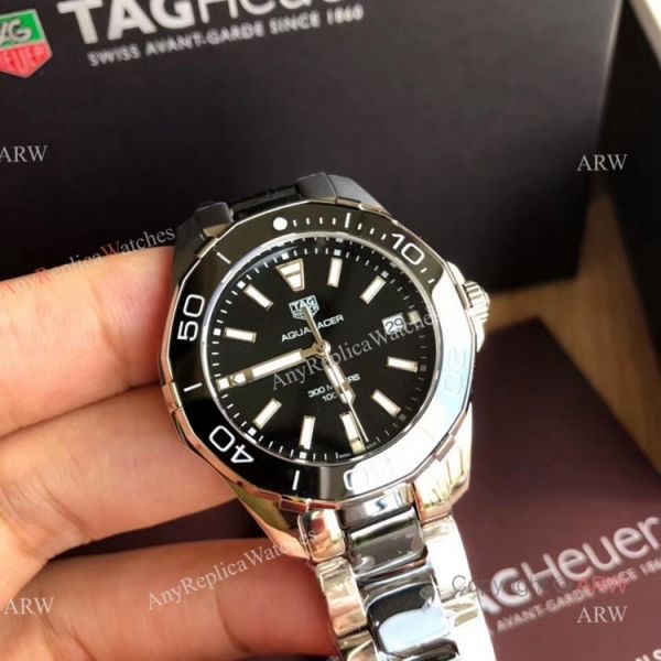 Swiss Grade New Tag Heuer Aquaracer 2020 Ladies Black Ceramic with Quartz Movement WATCHES 2