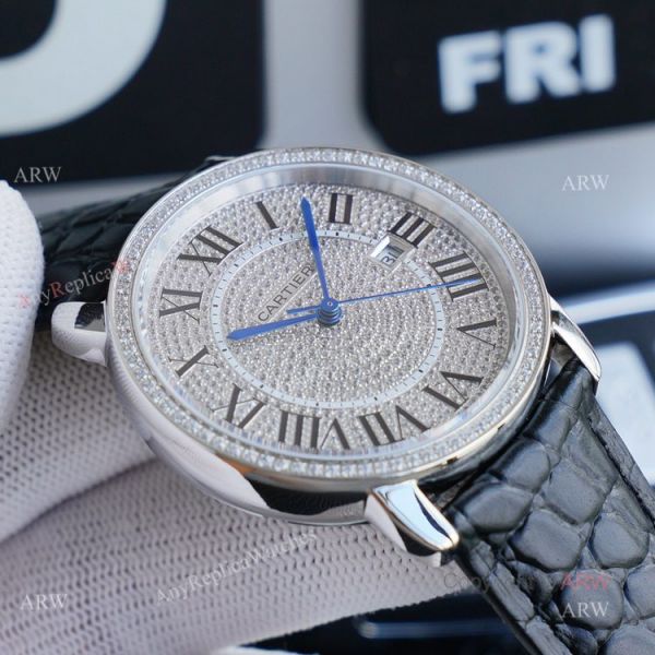 Ronde Solo De Cartier Stainless Steel Full Diamond es WATCHES 2