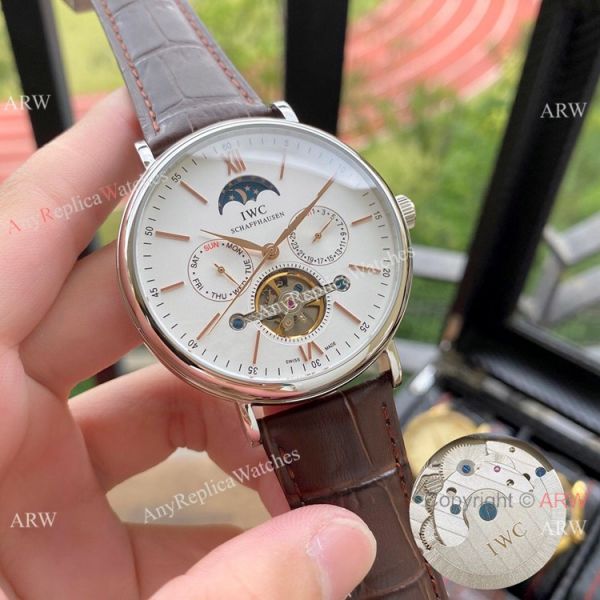 IWC Moonphase Tourbillon White Dial es IWC WATCHES 2