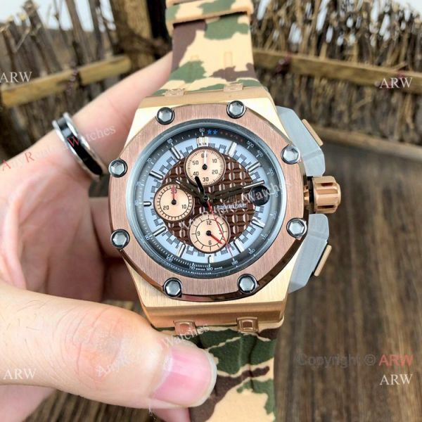 Copy Audemars Piguet Michael Schumacher Rose Gold Black Bezel es WATCHES 2