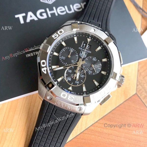 Tag Heuer Mens Aquaracer 300m Rubber Strap Swiss Quartz Movement WATCHES 2