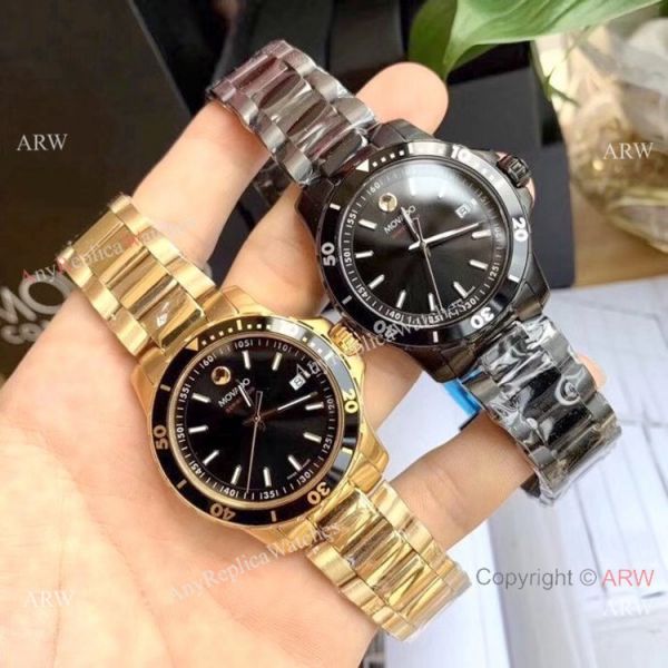 New Copy Movado Series 800 Automatic es Yellow Gold WATCHES 2