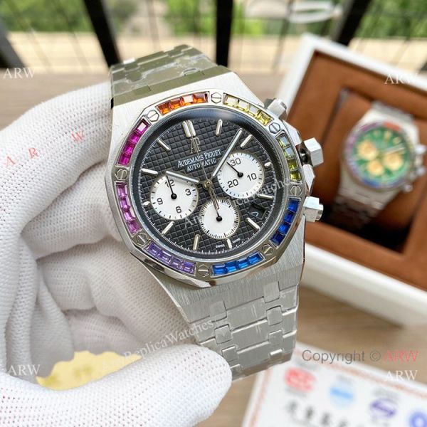 Fashion Style Audemars Piguet Royal Oak Rainbow Copy es WATCHES 2