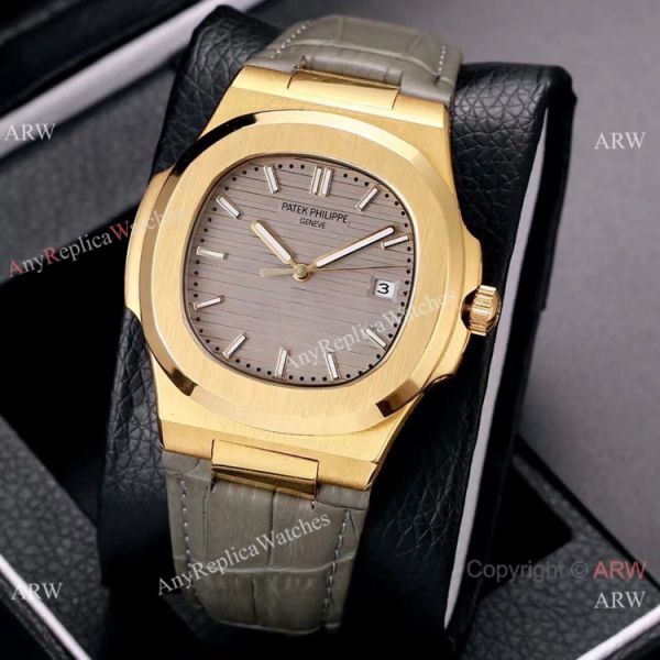 Best Copy Patek Philippe Nautilus 40mm es Gold and Black WATCHES 2