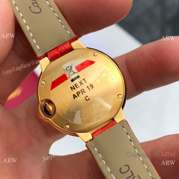 Swiss Copy Cartier Ballon Bleu Lady 30mm Diamond Swiss Quartz Movement WATCHES 2