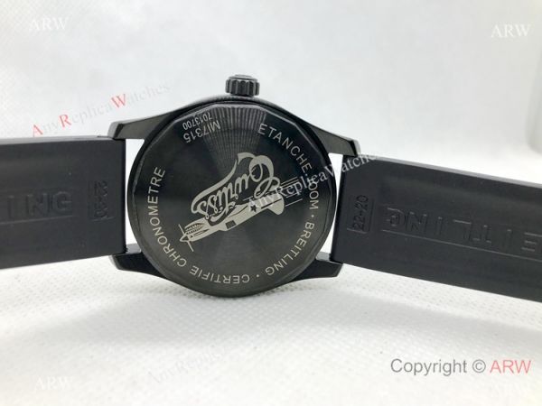 Vintage Breitling Premier Automatic Solid Black WATCHES 2