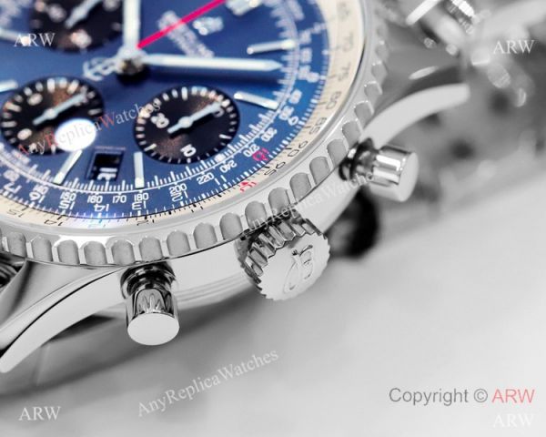 GF V2 Breitling Navitimer B01 Chronograph Blue Best 1:1 es WATCHES 2