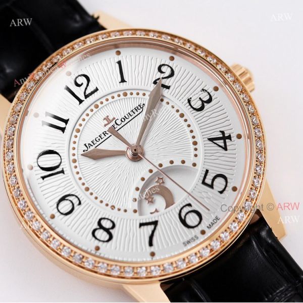 GF facytory High Quality Rose Gold Jaeger Lecoultre Womens 34mm WATCHES 2
