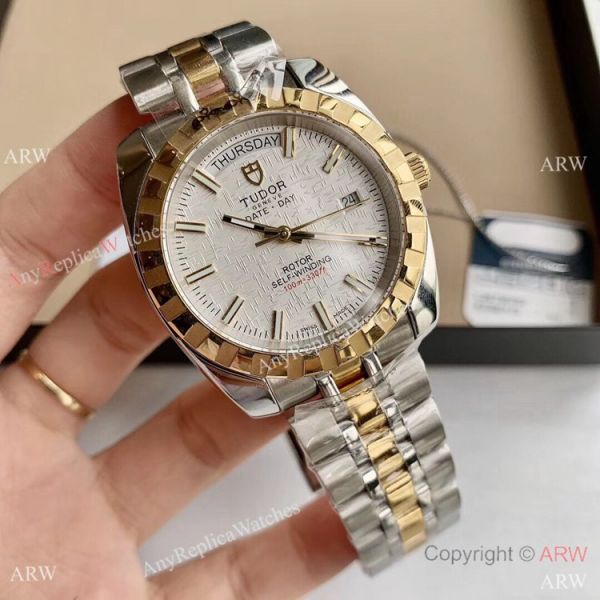 Copy TUDOR Glamour Date+Day m56000 White Dial es WATCHES 2