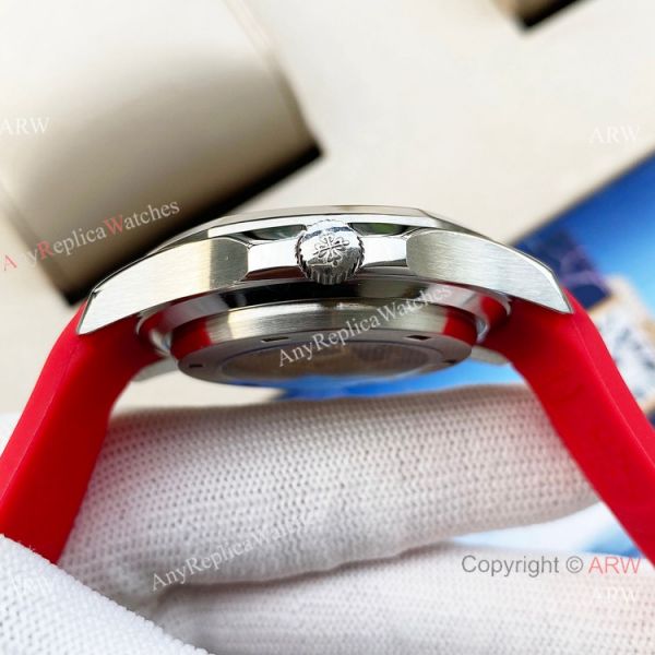 Swiss Quality Copy Patek Philippe Aquanaut Citizen 8215 Red Rubber Strap WATCHES 2