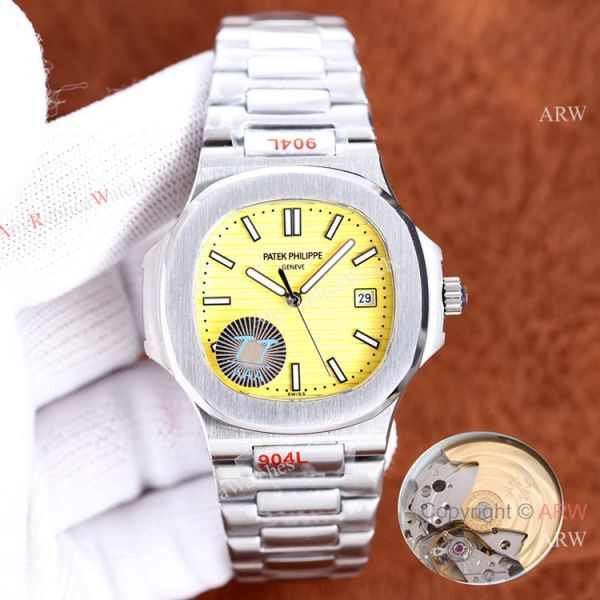 Swiss Quality Patek Philippe Nautilus Olive Green Dial 40mm with 8215 WATCHES 2
