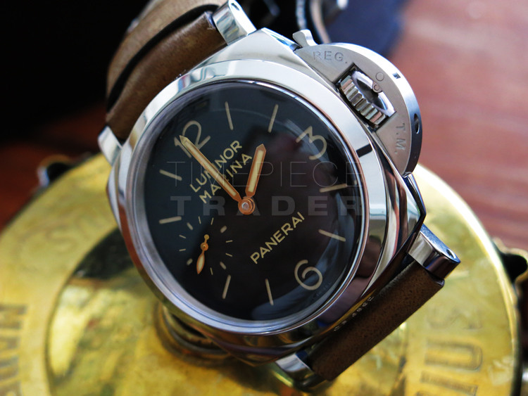 replica Panerai Luminor 1950 3 Days PAM422 18k White Gold Manual Hand Wind WATCHES 3