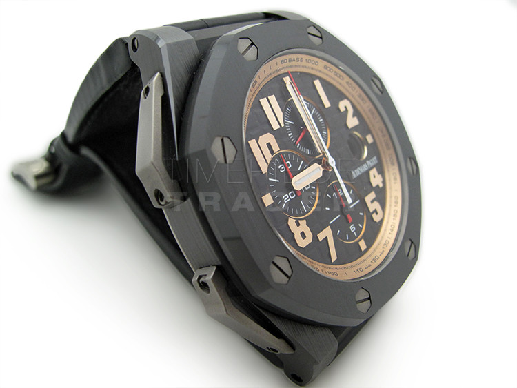 replica Audemars Piguet Royal Oak Offshore 26378IO.OO.A001KE.01 Ceramic / Titanium Automatic self-winding WATCHES 3