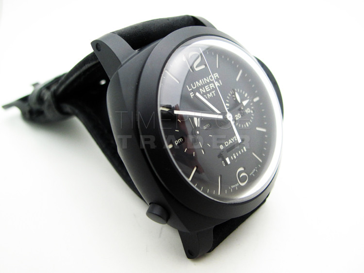 replica Panerai 1950 Monopulsante 8 days GMT PAM 317 Ceramic Hand Wind 8-DAY WATCHES 3