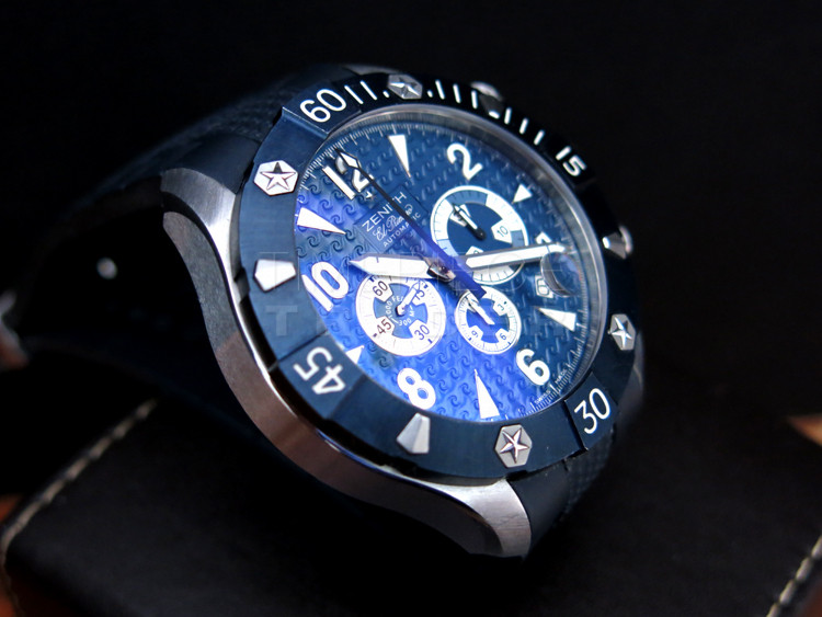 replica Zenith Defy Classic El Primero Sea Chronograph 03.0529.4000/51.R674 Stainless steel Automatic self winding WATCHES 3