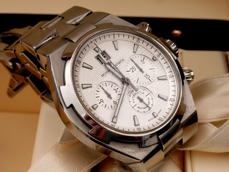 replica Vacheron Constantin Overseas Chronograph 49150/b01a-9095 Stainless Steel Automatic WATCHES 3