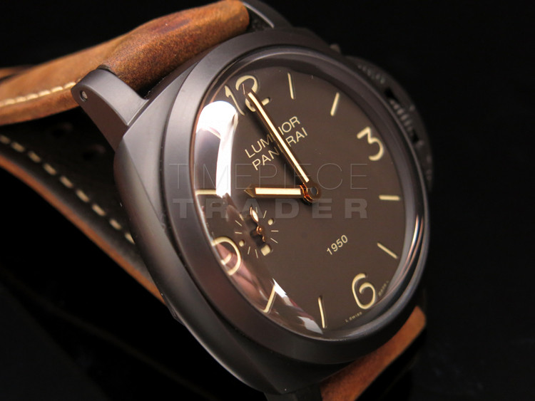 replica Panerai Luminor Composite 1950 3 Days PAM375 Composite/Ceramic Manual Hand-Wind WATCHES 3
