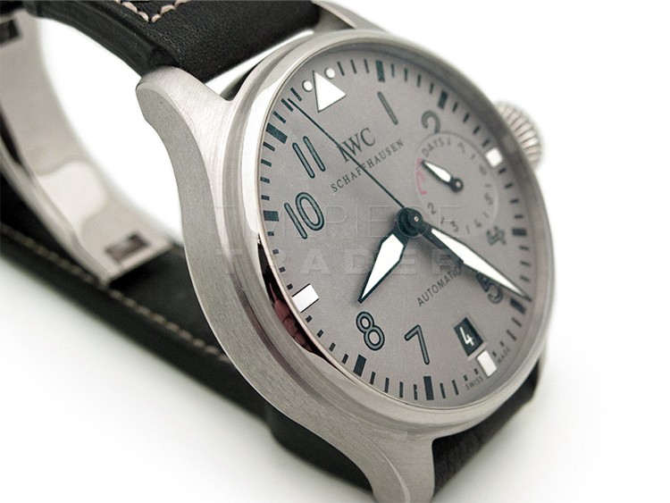 replica IWC Big Pilot IW5004-30 18k White Gold Automatic WATCHES 3