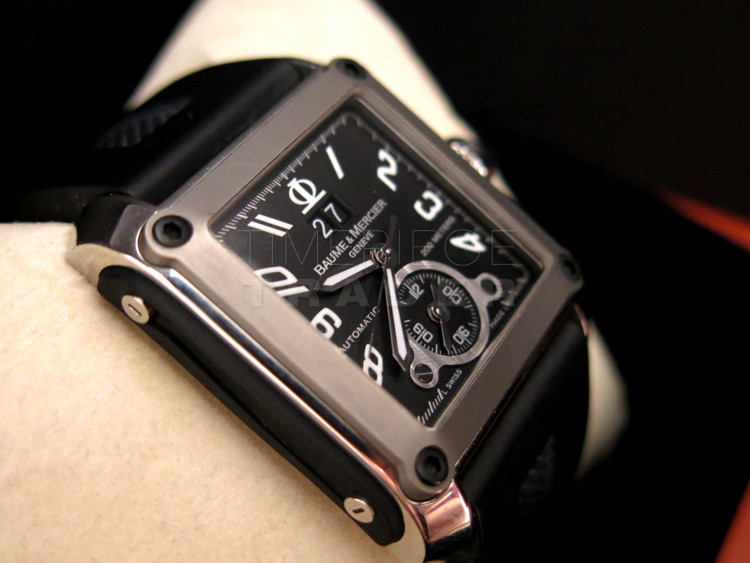 replica Baume & Mercier Hampton MOA08749 8749 Steel Titanium Self-winding Automatic WATCHES 3
