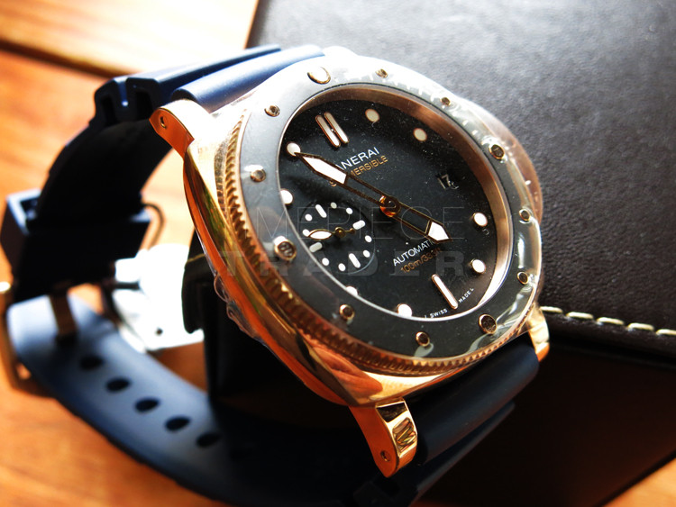 replica Panerai Submersible PAM974 18k Rose Gold Self-winding Auto WATCHES 3