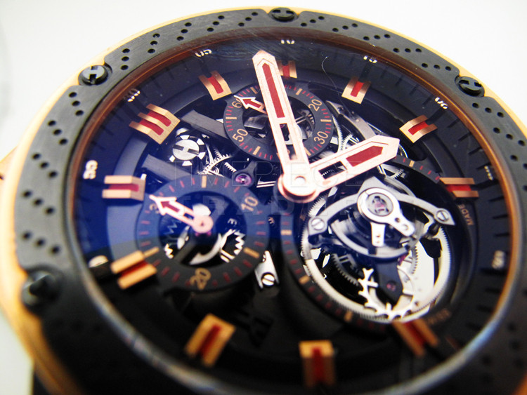replica Hublot King Power 707.OM.1138.NR.FMO10 18k Rose Gold Manual Hand-wind WATCHES 3