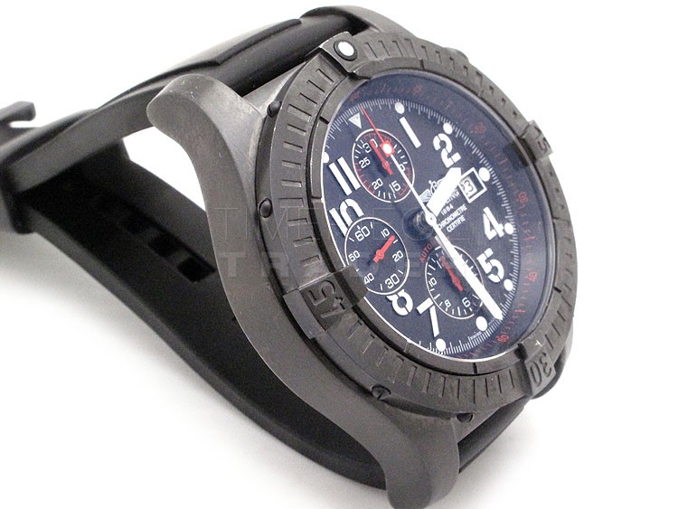 replica Breitling Super Avenger M1337010 Black Stainless Steel Automatic WATCHES 3