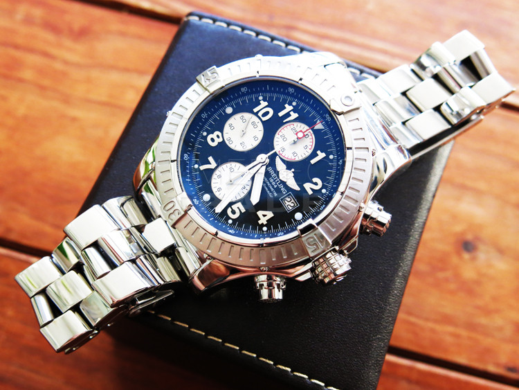 replica Breitling Super Avenger A1337011/8973 Stainless Steel Self-winding Automatic WATCHES 3