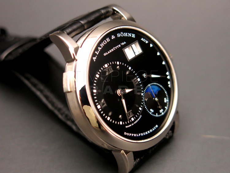 replica A. Lange & Sohne Lange 1 Moonphase 192.029 18kt White Gold Manual Wind WATCHES 3