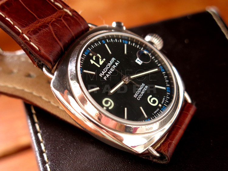 replica Panerai Radiomir PAM78 18m White Gold Omega Cal 920 Manual WATCHES 3