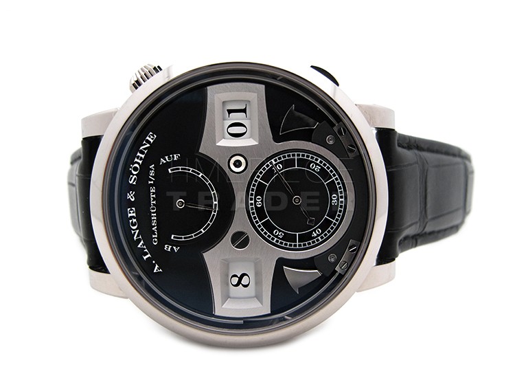 replica A. Lange & Sohne Zeitwerk 145.029 18k White Gold Manual WATCHES 3